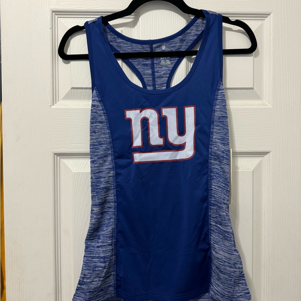 NFL NY Giants Blue and White Tank Top
